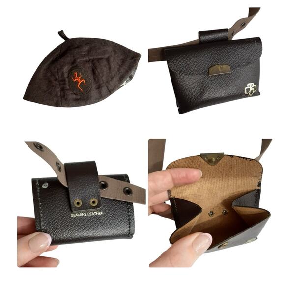 Vintage 70s Girl Scouts Brownie Scout Uniform 7pc Set Girl 6-8 Bill Blass Design - Picture 10 of 16